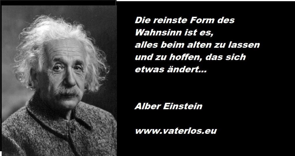 alberteinstein die reinste Form des Wahnsinns vaterlos.eu